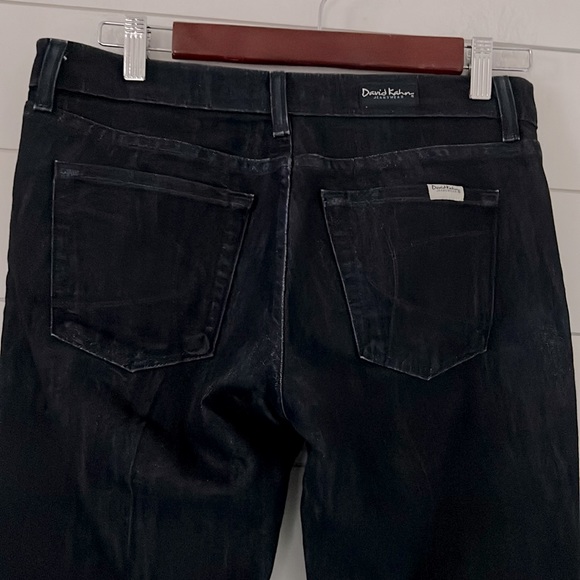 David Kahn Size 28 Dark Wash Ankle Crop Straight Slim - Picture 7 of 15